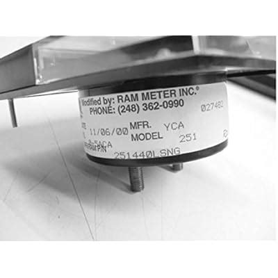 Buy Yokogawa 251440Lsng Panel Meter, 0-20 Ac Amperes, Model 251 ...