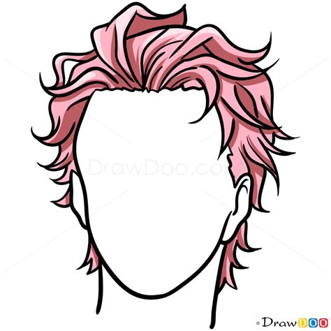 Image result for How to Draw Simple Hair