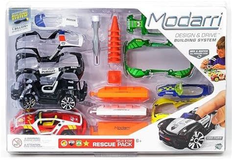Modarri Rescue Vehicle Building Toys | Ultimate Toy Car Kit Stem Best ...