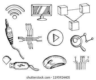 Image result for Computer Chip Sketch