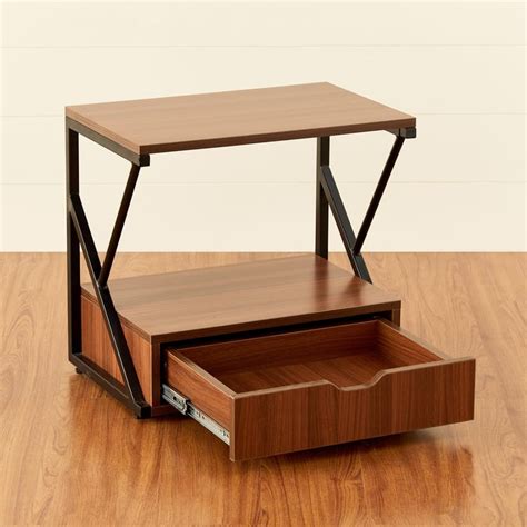 Buy Helios Bioni Microwave Rack - Brown from Helios by Home Centre at ...