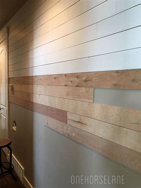 DIY Shiplap Wall…Easy, Cheap, and Beautiful Part 1 | Diy shiplap ...