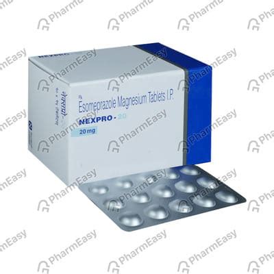 Nexpro 20 MG Tablet (10): Uses, Side Effects, Price & Dosage | PharmEasy