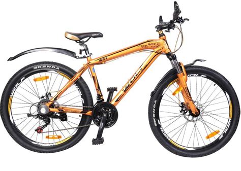 Wolf Runner Dual Disc Alloy Biycycle For Adults 26 T Mountain/Hardtail ...