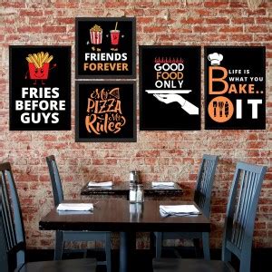 Food/Cafe's Wall Posters Frame-Restaurant Cafe Bar Hotel Wall - Food ...