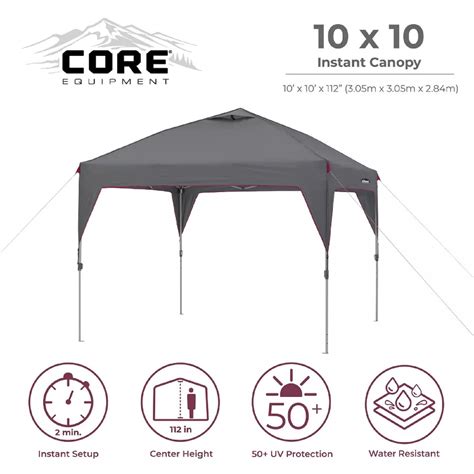 CORE 10' x 10' Instant Canopy (Gazebo) - outdoorlife.ae