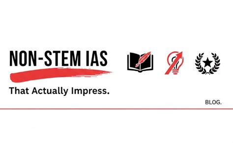 Non-STEM IAs That Actually Impress.