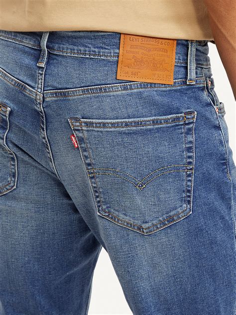 Men's 541 Blue Athletic Tapered Fit Mid Rise Jeans – Levis India Store