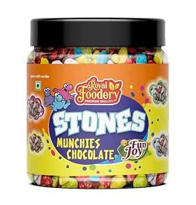 Royal Foodery Milk Stone Chocolate Candy Delightful Chocolate Gems ...
