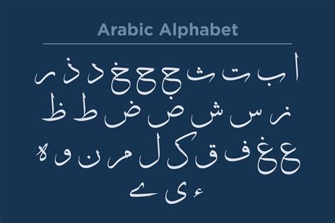 Arabic Alphabet Calligraphy Fonts Style 22054014 Vector Art at Vecteezy