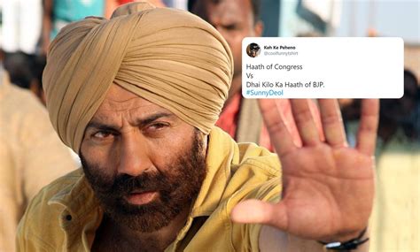 Sunny Deol Joins the BJP and the Memes Have a ‘Dhai Kilo Ka' Punch-line ...