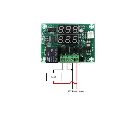 XH-W1219 12V Digital Red+Green Display Temperature Controller Module W ...