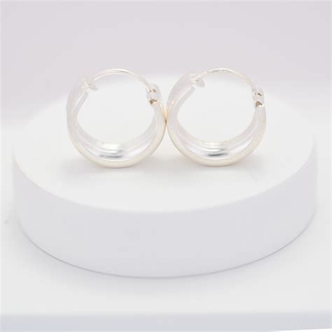 Bold Chunky Hoops - Broad Chunky Hoop Earrings – Ihraya