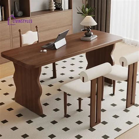 Dina Solid Wood Study Table for Students – LivIn Styles
