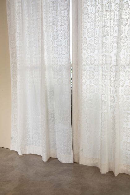 Buy Tamara Pure Cotton White Sheer Fabric And Curtains Online – Freedom ...