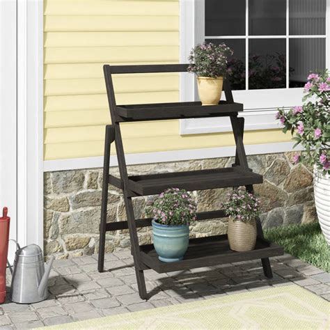 3 Tier Plant Stand: Buy 3-Tier Garden Cart Planter Stand Flower Pot ...