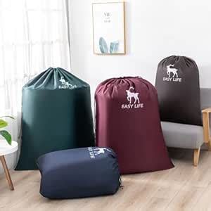 Homero Multipurpose Large Capacity Drawstring Laundry Storage Bags ...