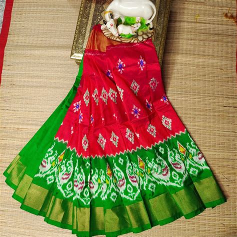 Pochampally ikkat silk lehengas - Medium size | Order direct from ...