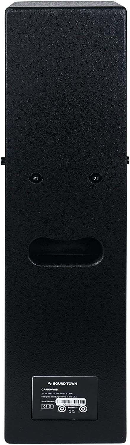 Buy Sound Town Pair of Passive Wall-Mount Column Mini Line Array ...