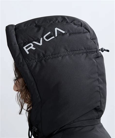 RVCA (ルーカ) BACK PRINT PUFFER JKT ジャケット ブラック BF042760 | FAITH