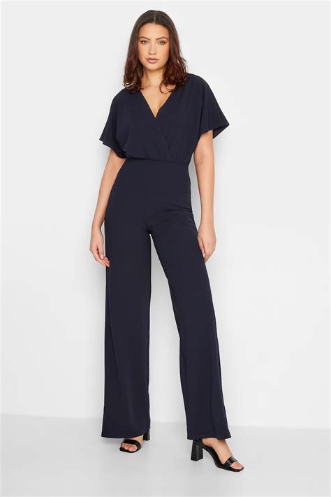 LTS Tall Navy Blue Wide Leg Jumpsuit | Long Tall Sally