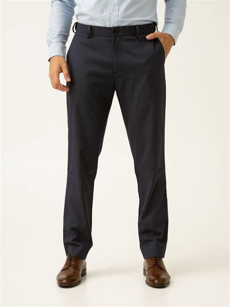 Buy Men Black Slim Fit Stretchable Formal Trouser