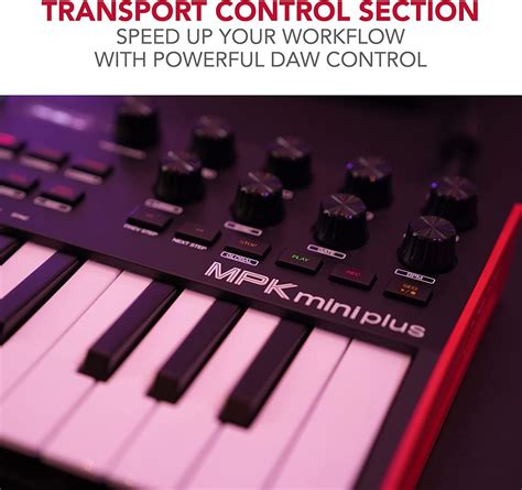 Buy Akai MPK Mini Plus 37-Key Compact Midi Keyboard Controller with MPC ...