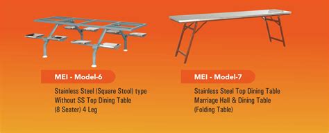 SS Dining Tables
