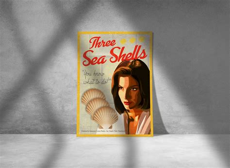 Demolition Man Inspired Sandra Bullock Three Sea Shells A4 | Etsy UK