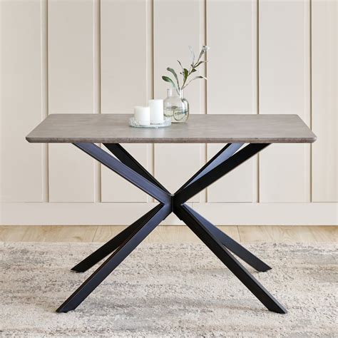 Buy Voxen 4-Seater Dining Table - Grey from Home Centre at just INR 17498.0