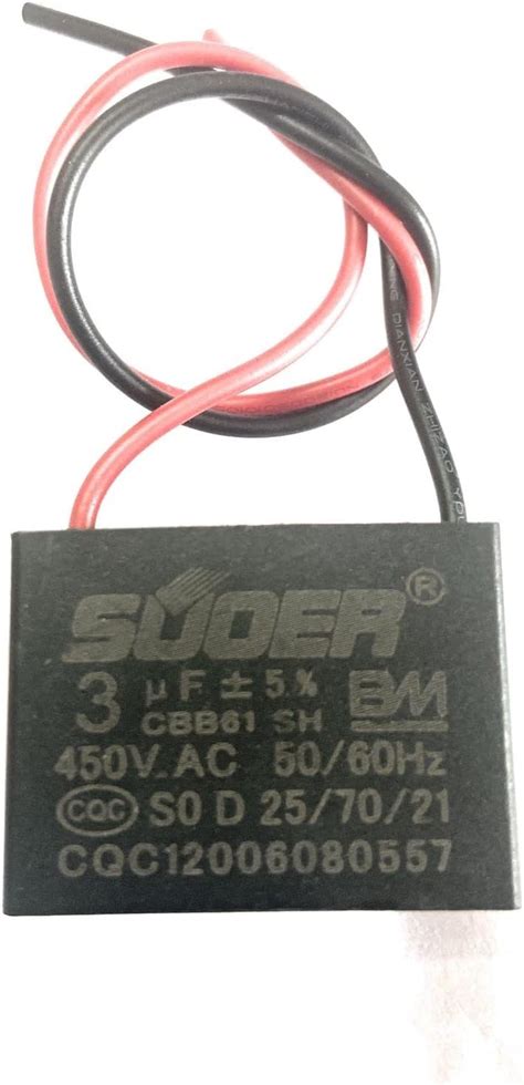 Imported 450V AC 4uF 50/60Hz Polypropylene Film Motor Start Run Chimney ...