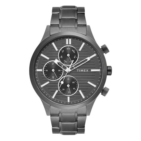 TIMEX Men Grey Round Dial Analog Watch - TW000T321