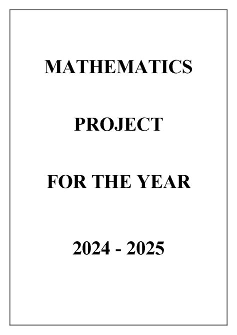 XII MPC Project ODD Numbers edit - MATHEMATICS PROJECT FOR THE YEAR ...