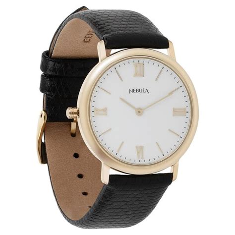 Buy Online Titan Nebula Vintage 18k Gold Analog Leather Strap Watch for ...