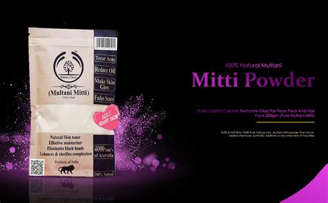 Dolence Clover 100% Natural Multani Mitti Powder (Fuller’s Earth ...
