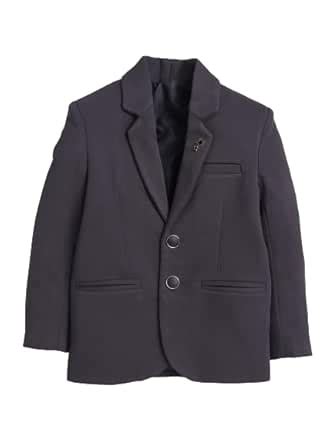 Buy FOURFOLDS New Blazer 2-Button Single Breasted Closure, Buttoned ...
