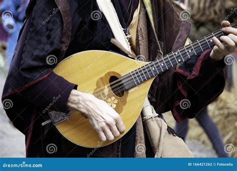Playing mandolin stock photo. Image of hands, musical - 166421262