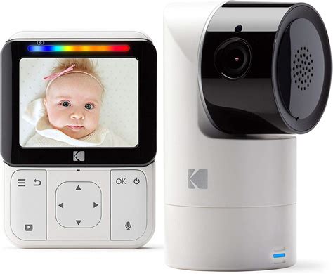 KODAK Cherish C225 Video Baby Monitor - Tilt/Pan/Zoom Camera, 2.8" HD ...