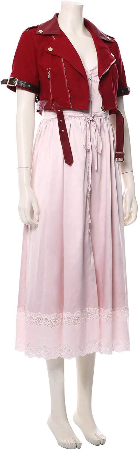 Buy Final Fantasy Aerith Gainsborough Cosplay Costume FF VII 7 Remark ...