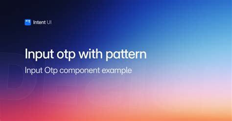Intent UI Patterns: With pattern / Intent UI Design