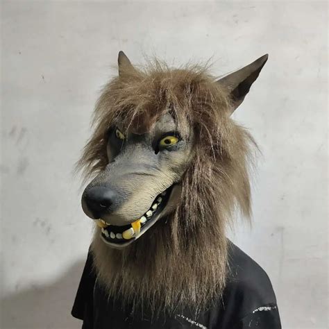 Realistic Wolf Mask