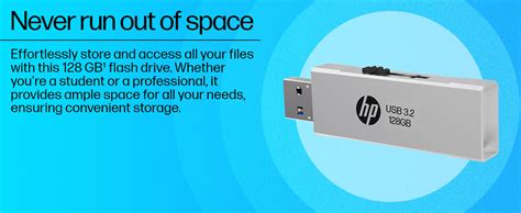 HP 818w 128GB USB 3.2 Flash Drive Silver Metal : Amazon.in: Electronics