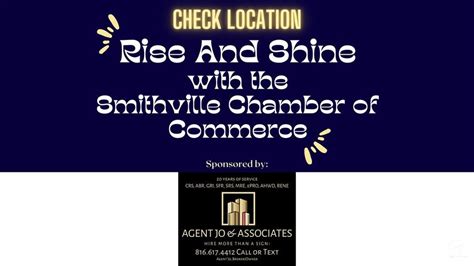 Rise & Shine with the Smithville Chamber of Commerce, 100 W Church St ...