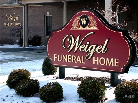 Weigel Funeral Home - Exterior Branding - GSC 300 & 400 Series