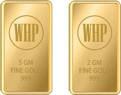 WHP Jewellers GSPD21008 24 (999) K 7 g Yellow Gold Bar Price in India ...