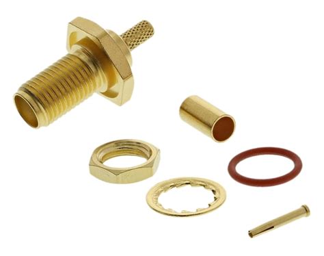 J01151A0541 Telegartner | Telegartner, Jack Panel Mount SMA Connector ...