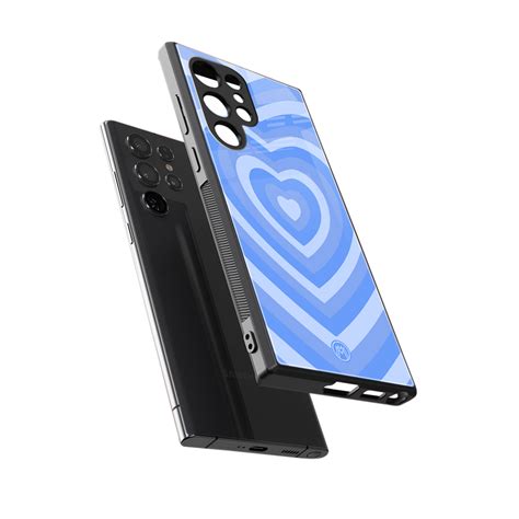 Y2K Blue Hearts Aesthetic Phone Cover for Samsung Galaxy S23 Ultra ...