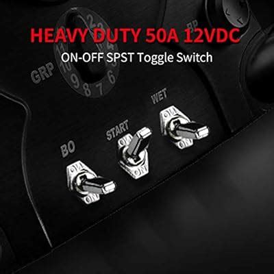 DaierTek Heavy Duty 50 Amp 12V Toggle Switch India | Ubuy