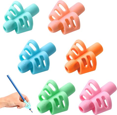 Buy 6 Pack Pencil Grips for Kids Handwriting, Pencil Holder for Kids ...