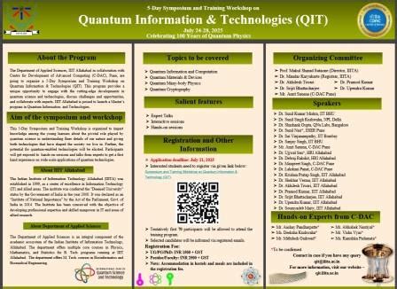5-Day Symposium and Training Workshop onQuantum